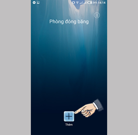 Thêm ứng dụng để đóng băng lại